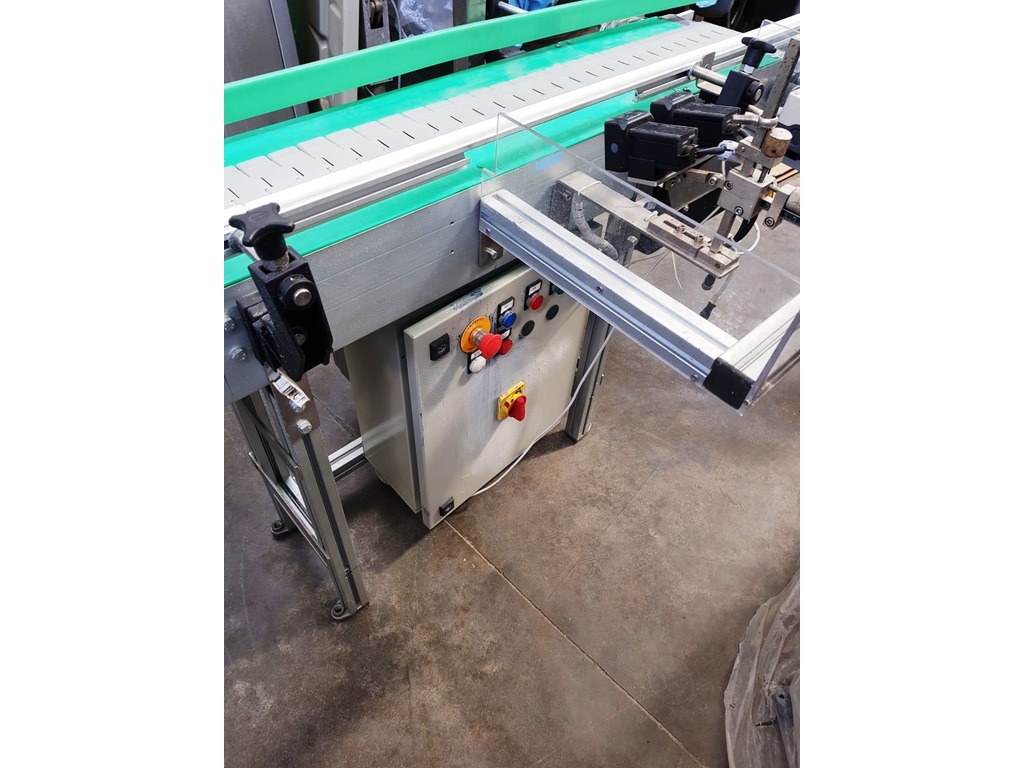 NASTRO TRASPORTATORE MOTORIZZATO A TAPPARELLE CON CURVA A 90° MATERIAL HANDLING (COD. MF-PK-NAS-245) in vendita - foto 5
