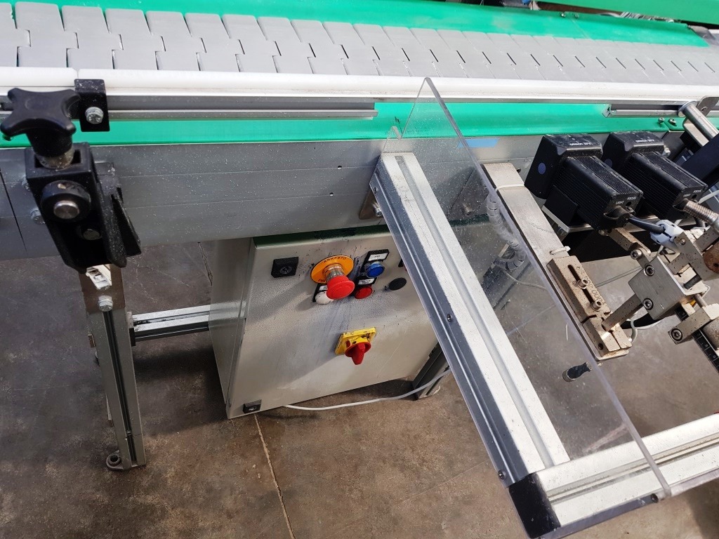 NASTRO TRASPORTATORE MOTORIZZATO A TAPPARELLE CON CURVA A 90° MATERIAL HANDLING (COD. MF-PK-NAS-245) in vendita - foto 7