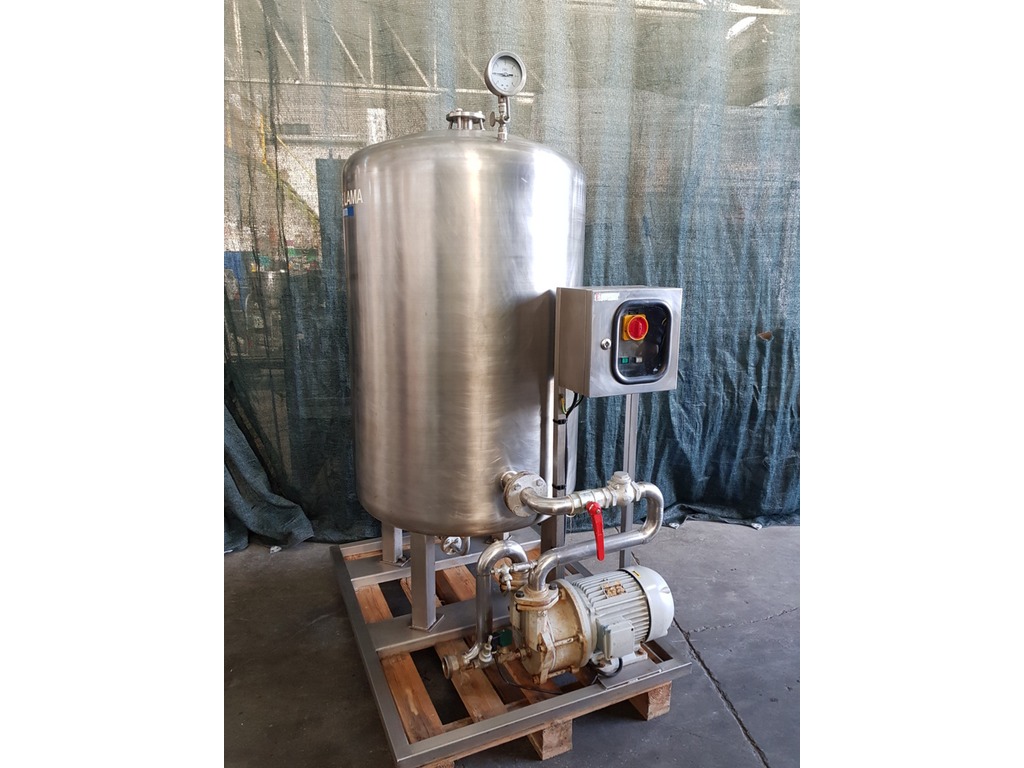 AUTOCLAVE CON POMPA DA VUOTO DE LAMA MOD. 600 LITRI (COD. MF-PR-POM-96) in vendita - foto 1