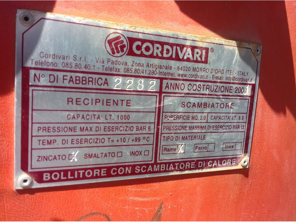 SERBATOIO ACQUA REFRIGERATA in vendita - foto 4