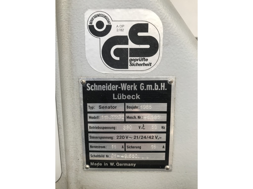 Tagliacarte Schneider-Werk + pareggiatore in vendita - foto 3