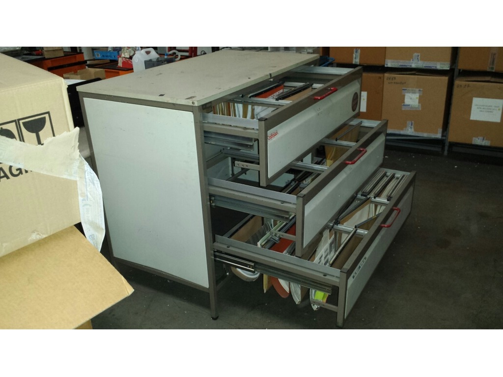 Classificatore metallico verticale per cartelle sospese in vendita - foto 1