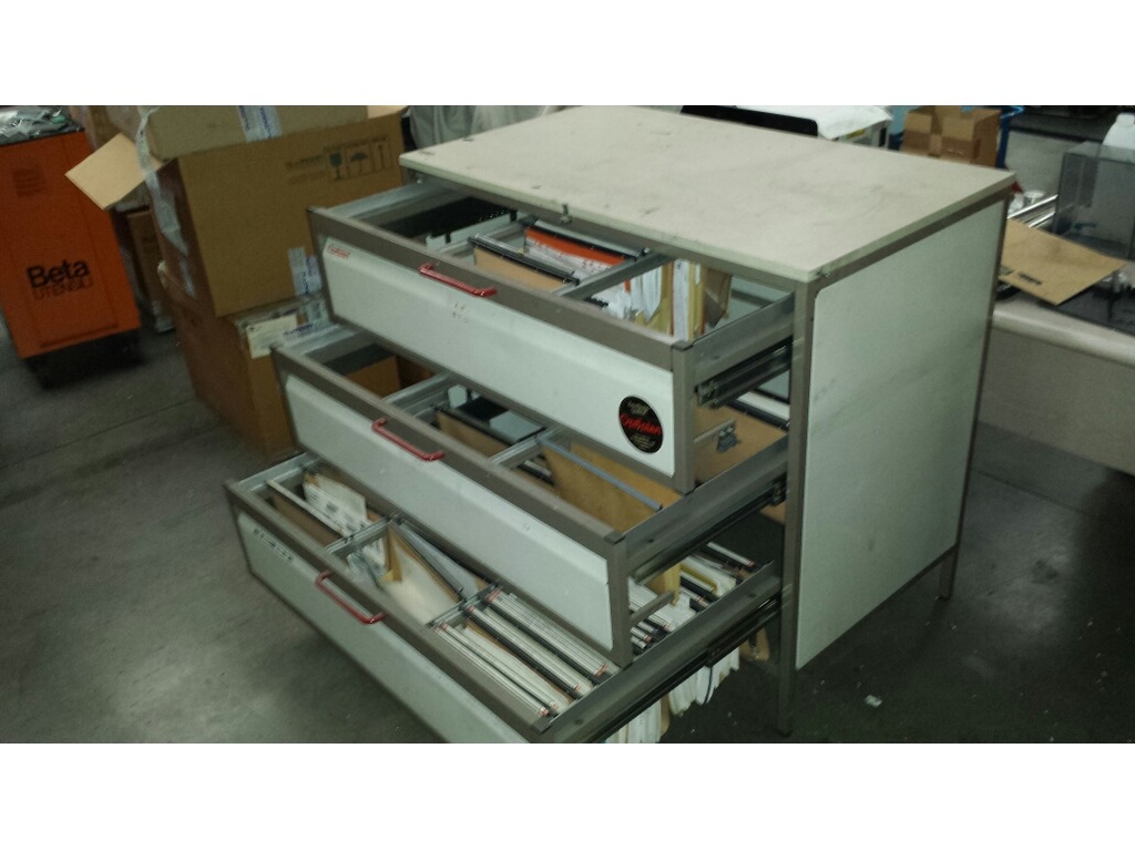 Classificatore metallico verticale per cartelle sospese in vendita - foto 2