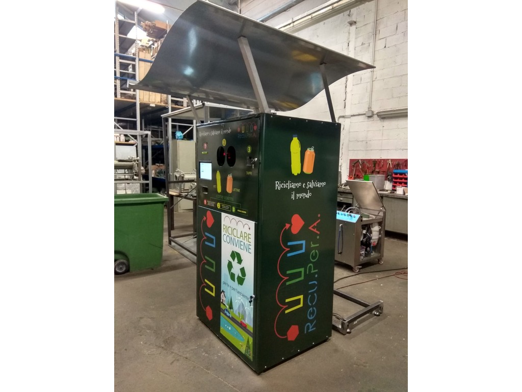 isole ecologiche ecocompattatori -  reverse vandig waste machine in vendita - foto 1