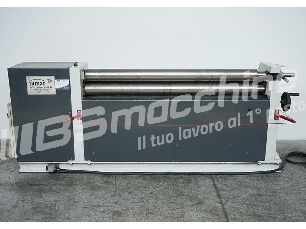 Calandra a 3 rulli FAMAR A312-15/3 Curvatrice lamiera con invito usata in vendita - foto 2