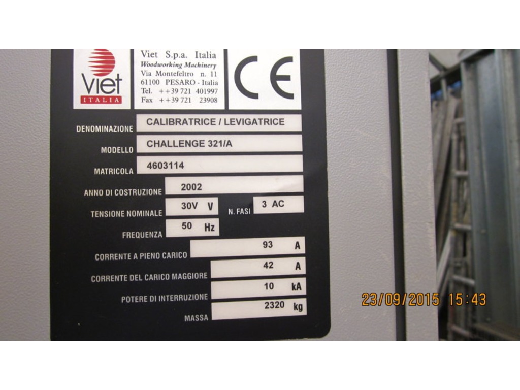 CALIBRATRICE VIET 321 in vendita - foto 7