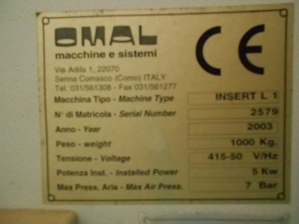 OMAL INSERT 1300 in vendita - foto 5