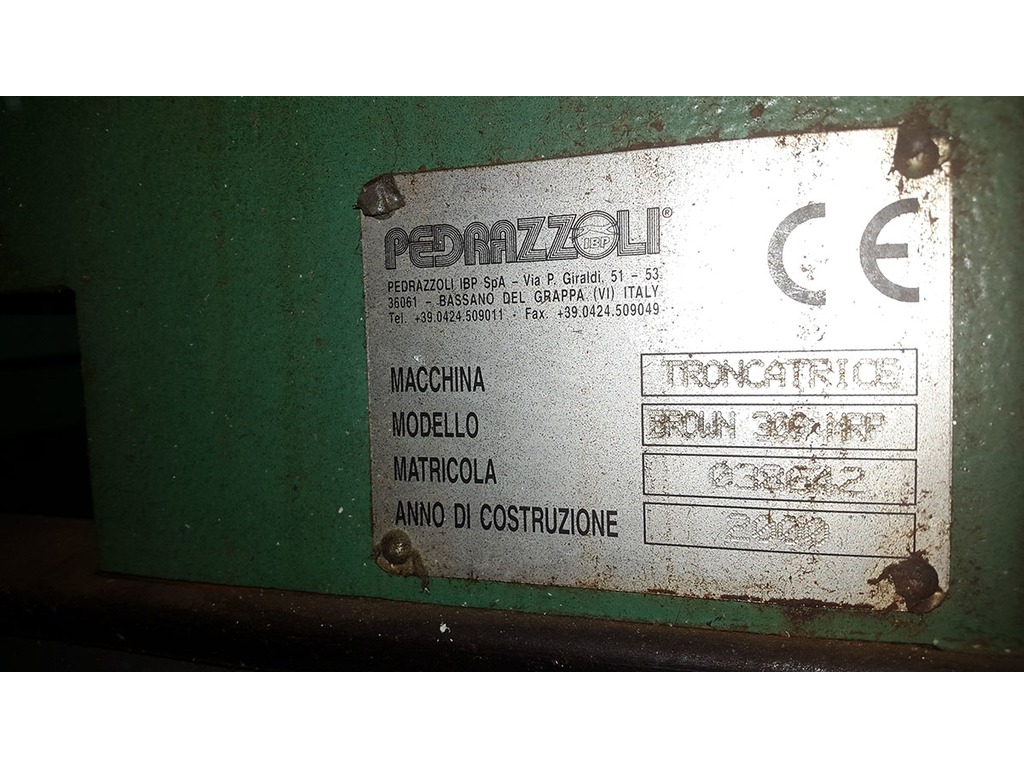Macchina troncatrice BROWN 300 MRM Pedrazzoli in vendita - foto 3