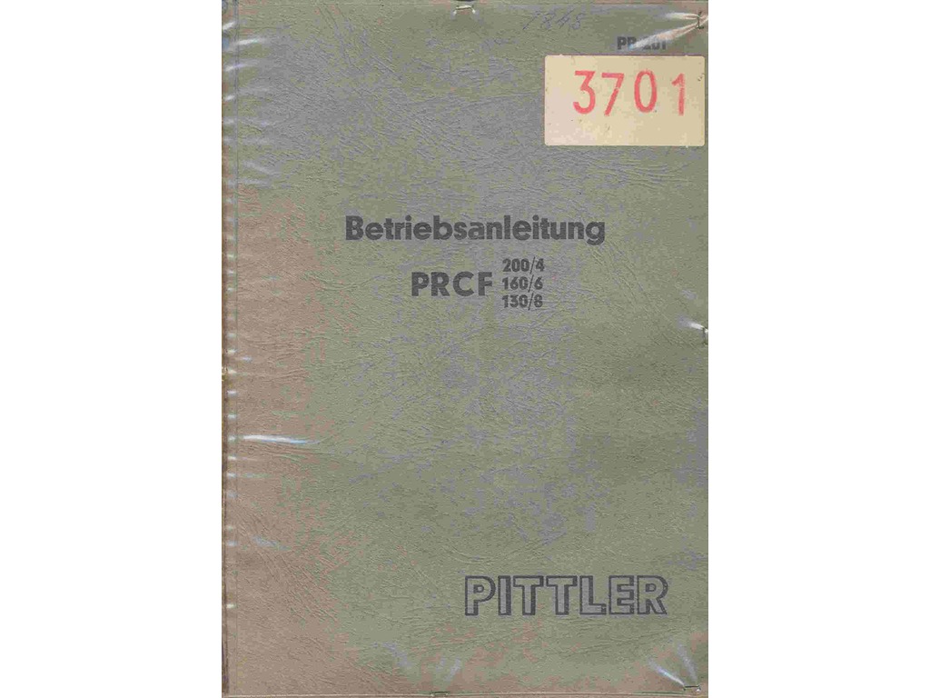 Acme Gridley Pittler PRCF 200/4 PRCF 160/6 PRCF 130/8 Manuale uso e manutenzione in vendita - foto 1