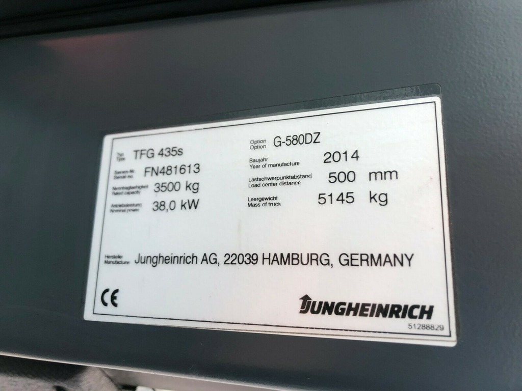 Muletto Jungheinrich TFG 435-S in vendita - foto 7