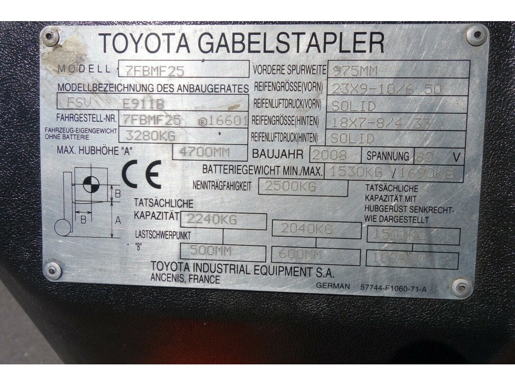 Muletto Toyota SAS 25 in vendita - foto 6
