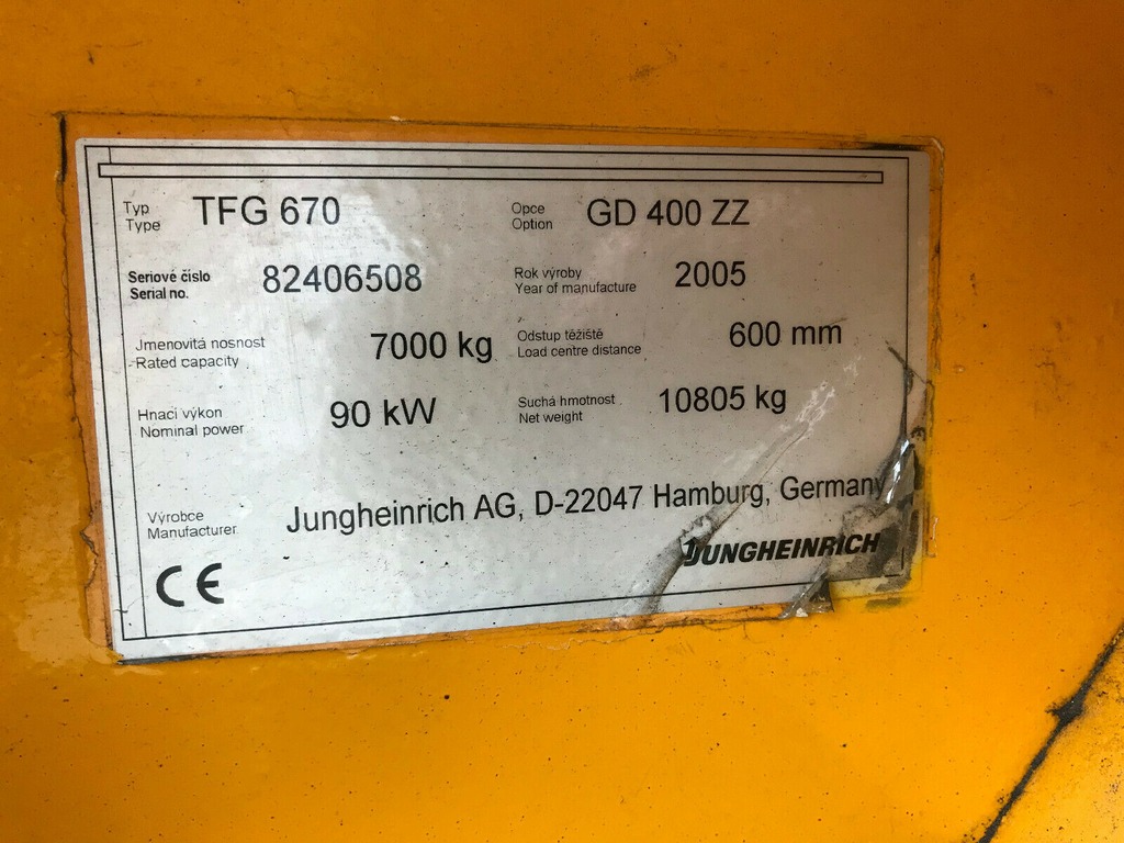 Muletto Jungheinrich TFG 670 in vendita - foto 6