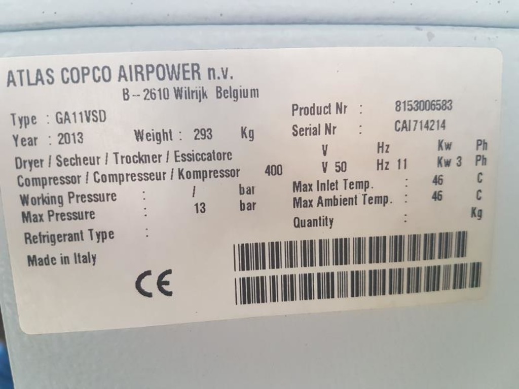 GA 11 VSD   Inverter  2013 anno in vendita - foto 3