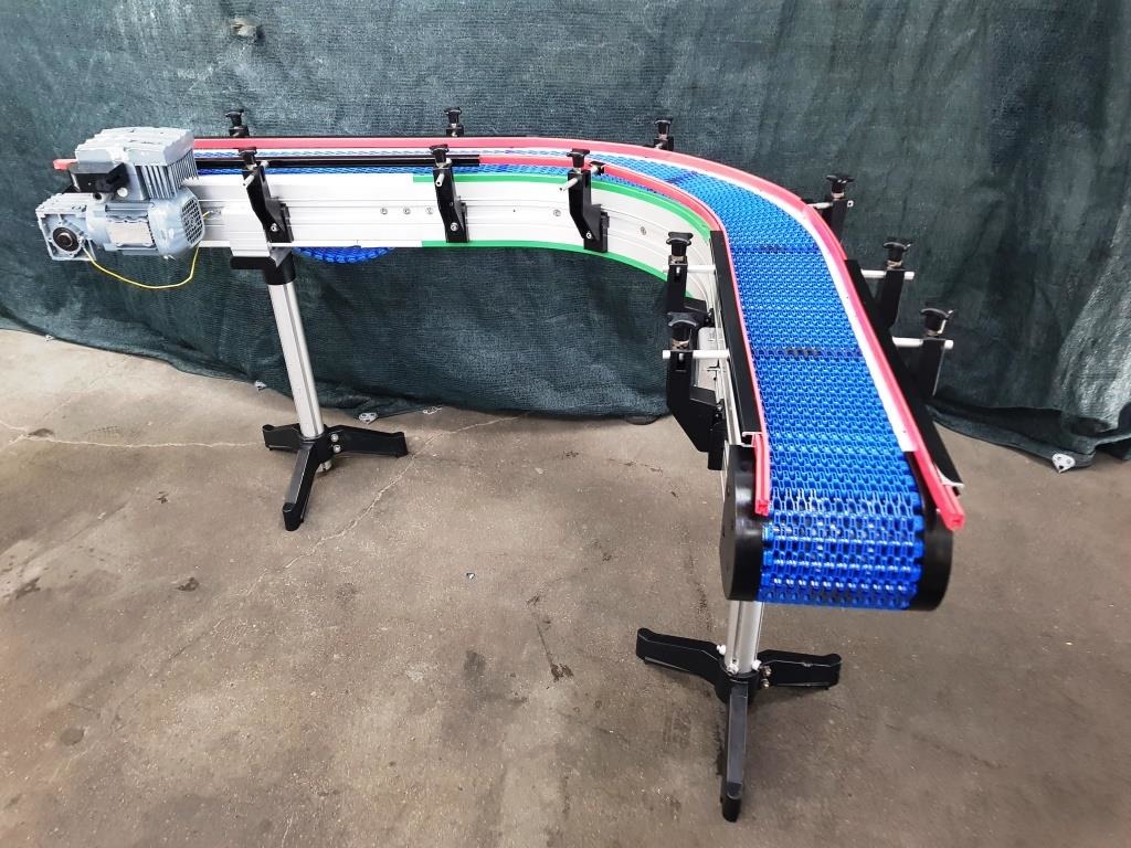 NASTRO TRASPORTATORE CURVO MOTORIZZATO SEW (COD. MF-PK-NAS-253) in vendita - foto 2
