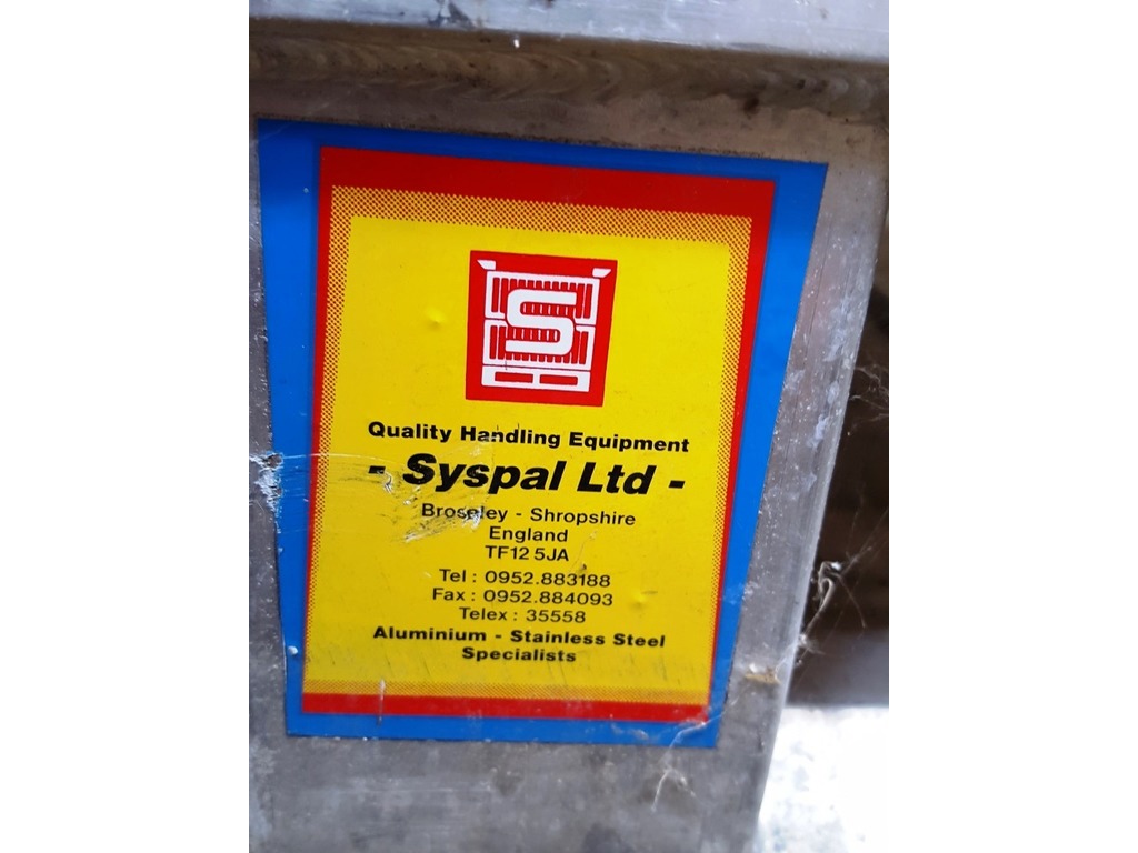 PALLET IN ALLUMINIO – SYSPAL LTD (COD. IND-PR-PED-5) in vendita - foto 2