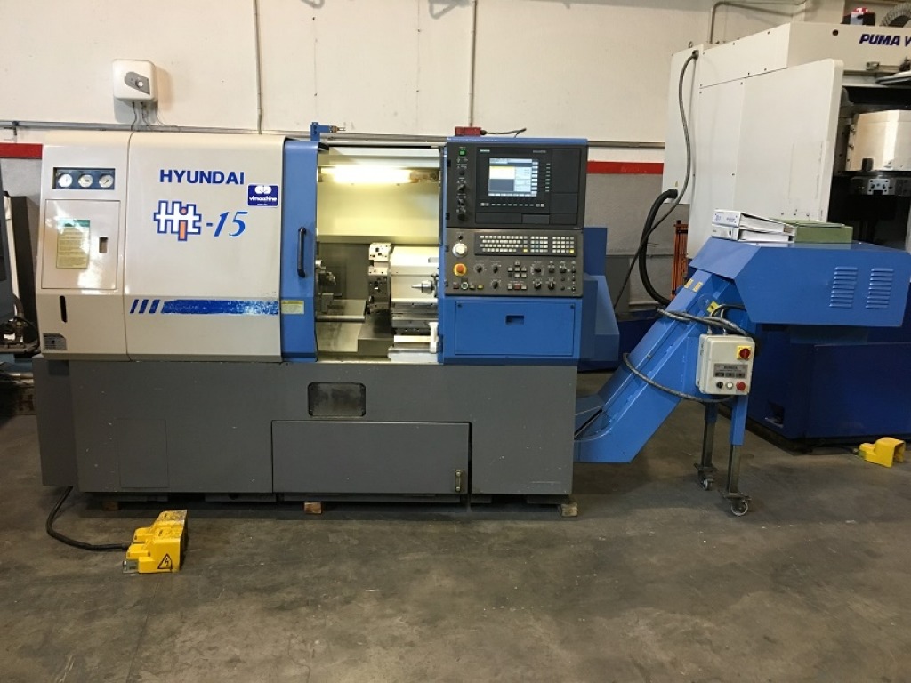 Tornio CNC da ripresa con utensili fissi Hyundai HIT 15 in vendita - foto 3