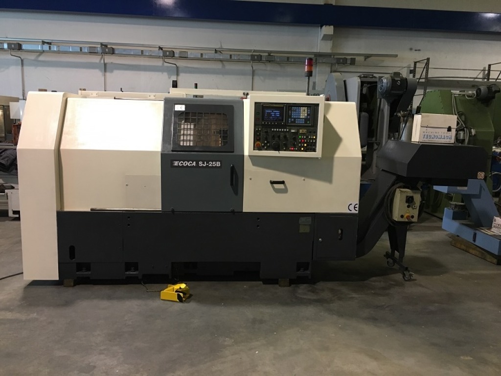 Tornio CNC da ripresa con utensili fissi ECOCA SJ 25B in vendita - foto 2