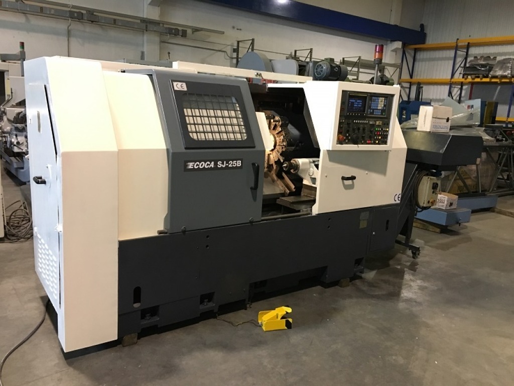 Tornio CNC da ripresa con utensili fissi ECOCA SJ 25B in vendita - foto 3
