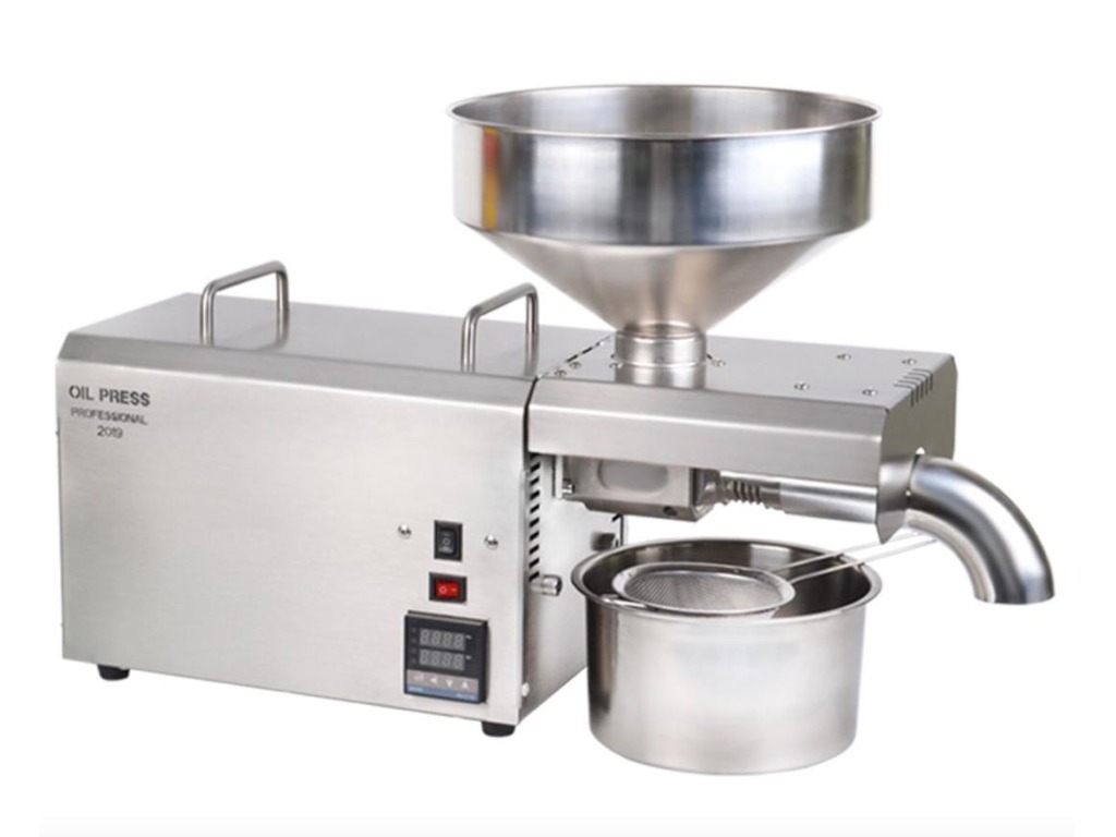 Pressa per spremitura a freddo olio mini frantoio oleario elettrico professionale Akita jp AKJP 700 in vendita - foto 2
