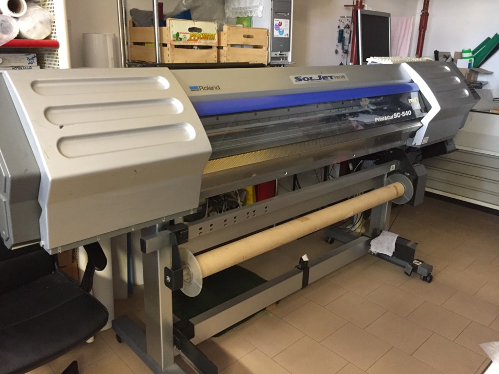 ROLAND SC540 ECOSOLVENT STAMPA E TAGLIO in vendita - foto 1