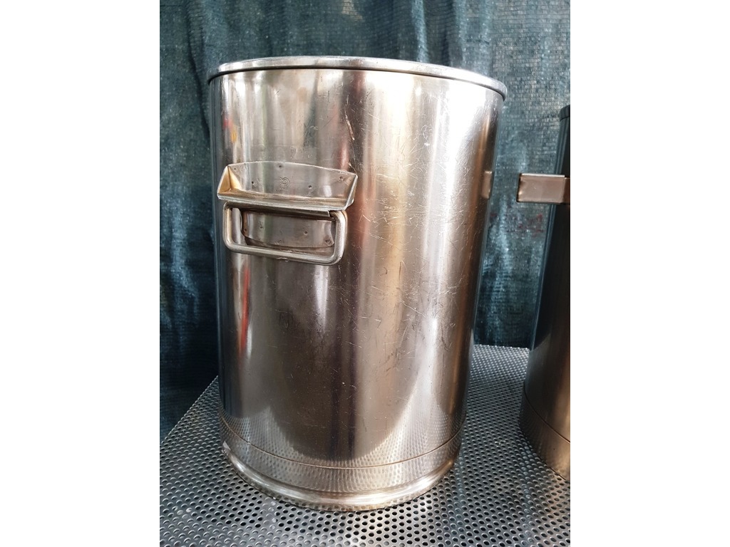 CONTENITORE IN ACCIAIO INOX – MILINOX – 30 LT (COD. MF-PR-CONTE-7) in vendita - foto 2