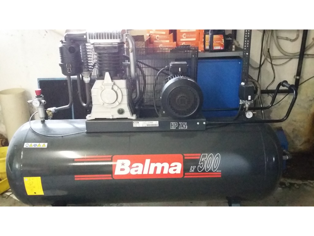 COMPRESSORE BALMA NS 59S/500CT 7,5 V400 + ESSICATORE D'ARIA in vendita - foto 1