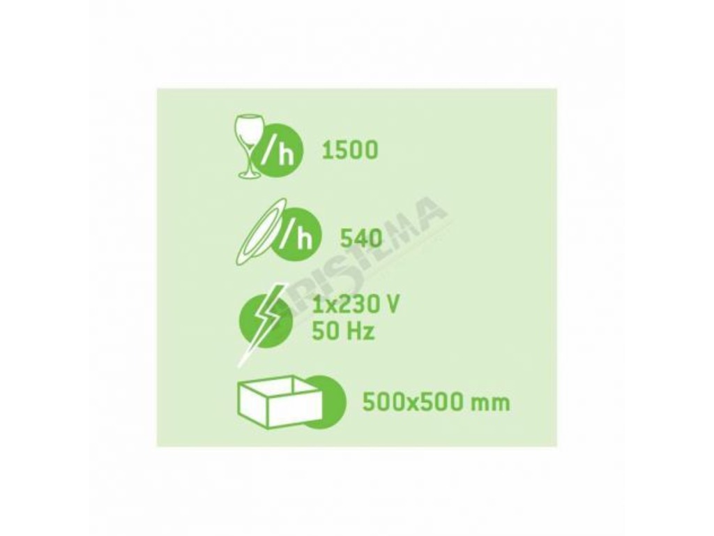 Lavastoviglie 26 lt. - Cesti 500x500 mm - Dosatori inclusi in vendita - foto 3