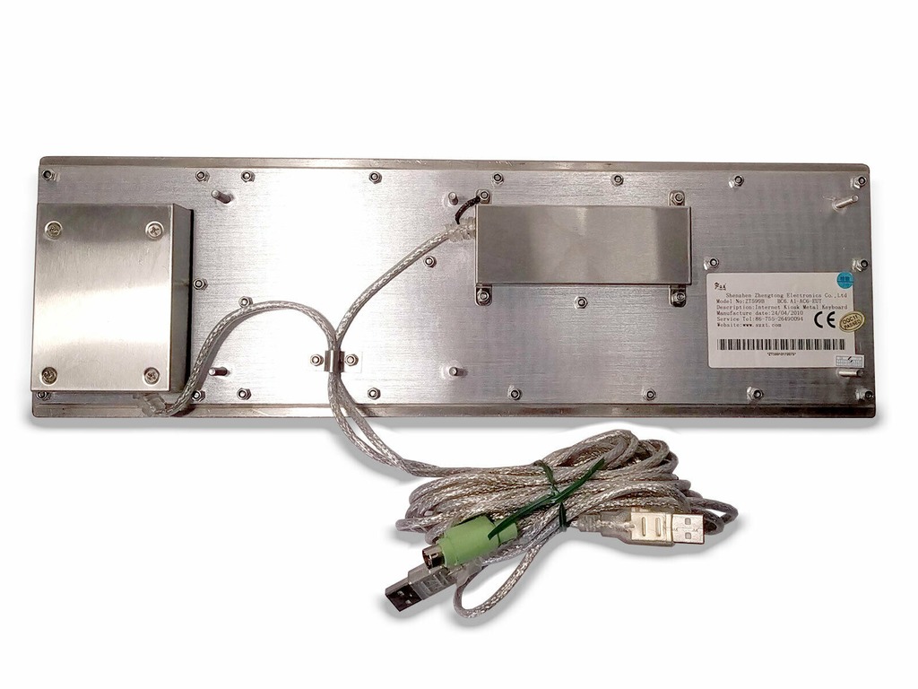 Tastiera industriale industrial keyboard Inox IP65 impermeabile + trackball in vendita - foto 2