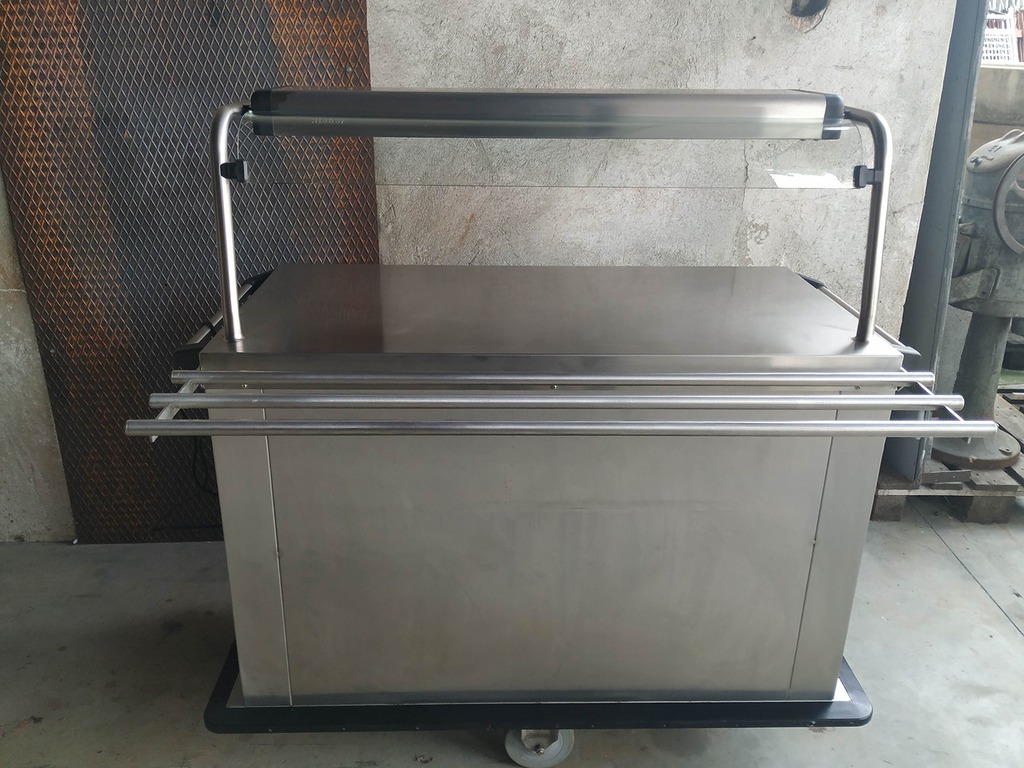 Carrello riscaldato scalda vivande piatti espositore self service Rieber RST-1-230V 88270101 in vendita - foto 2