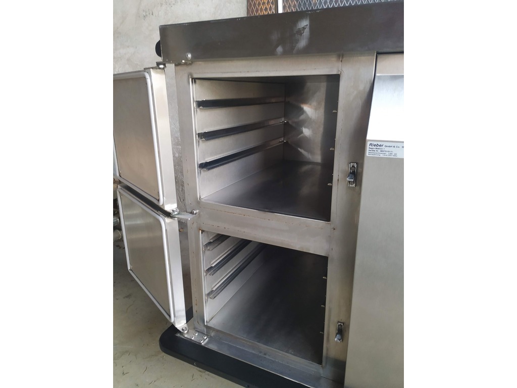 Carrello riscaldato scalda vivande piatti espositore self service Rieber RST-1-230V 88270101 in vendita - foto 7