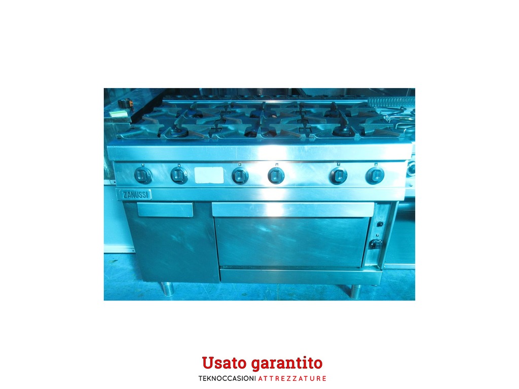 Cucina a gas sei fuochi con forno Zanussi serie 90 in vendita - foto 1