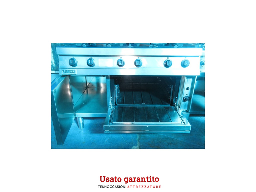 Cucina a gas sei fuochi con forno Zanussi serie 90 in vendita - foto 2