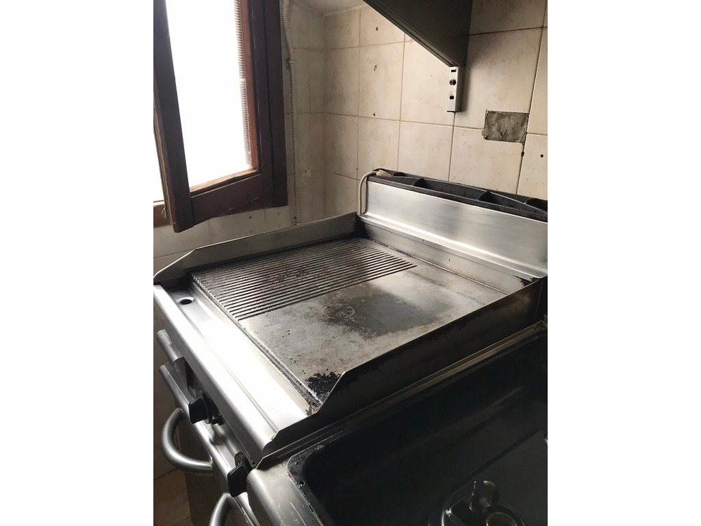 Fry top a gas SIGA con vano contenitore e vaschetta per scarico in vendita - foto 2
