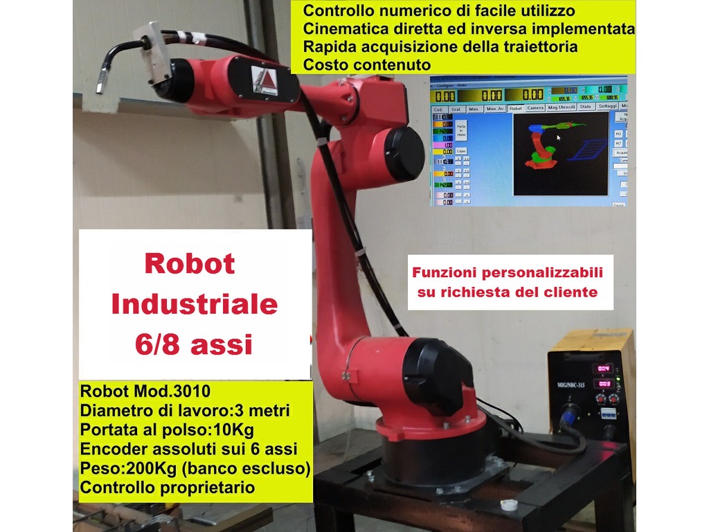 Robot braccio antropomorfo 6 assi nuovo in vendita - foto 1