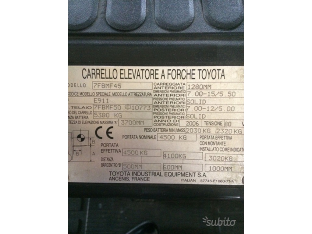 MULETTO ELETTRICO TOYOTA in vendita - foto 5