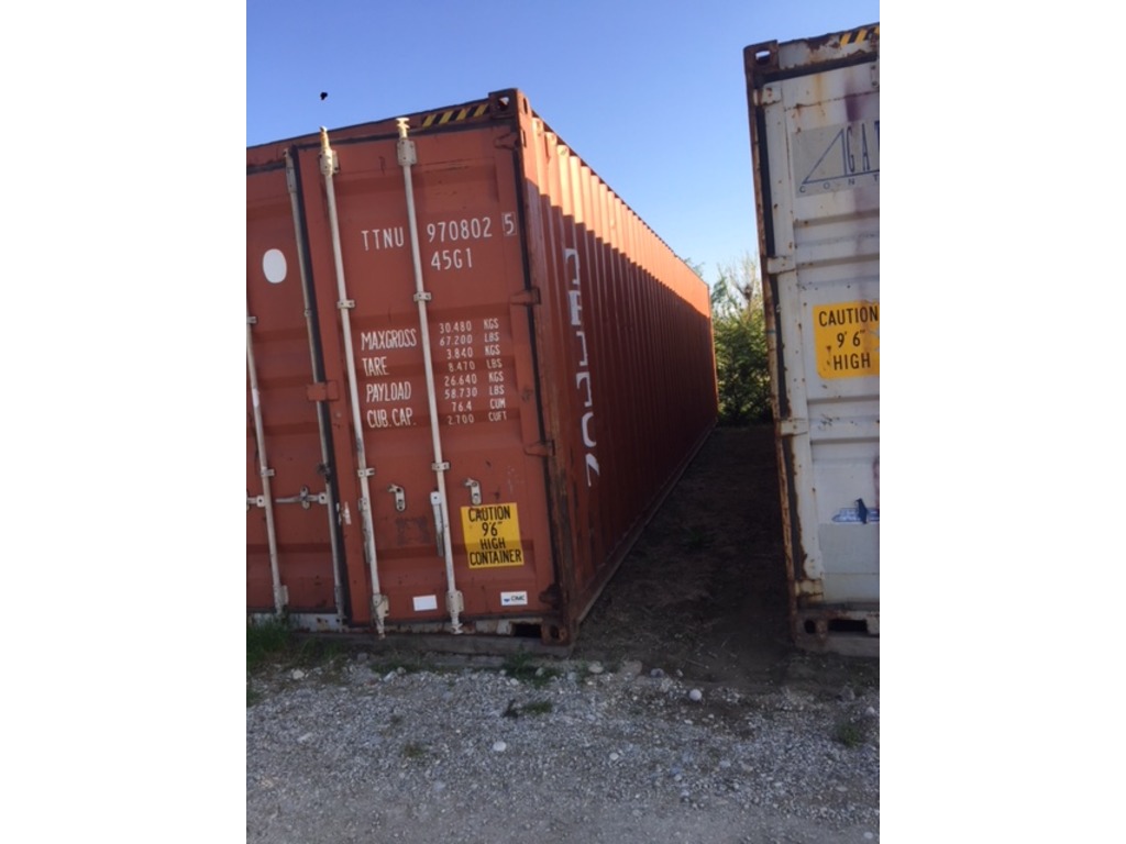 Container 40' high cube in vendita - foto 1