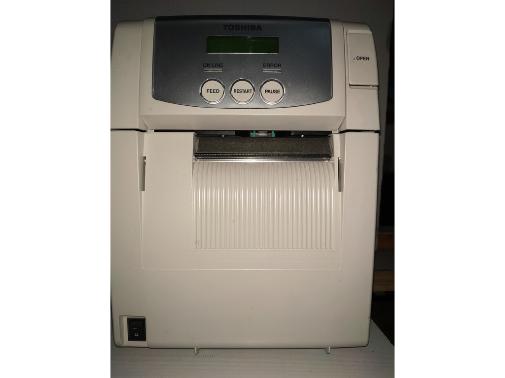 POSTAZIONE STAMPANTE TERMICA TOSHIBA PER ETICHETTE in vendita - foto 4