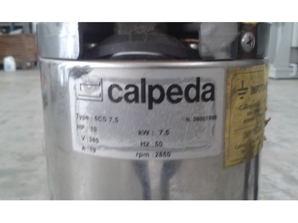 Pompa sommersa per pozzo Calpeda in vendita - foto 5
