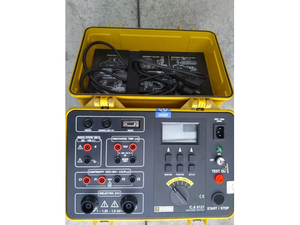 Chauvin Arnoux C.A 6121 VDE tester in vendita - foto 2