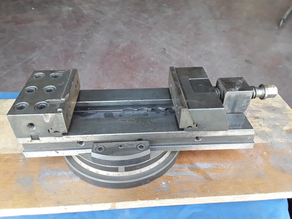 MORSA MODULARE DI PRECISIONE  CUTTER DA 150 X 400 A BASE GIREVOLE in vendita - foto 2
