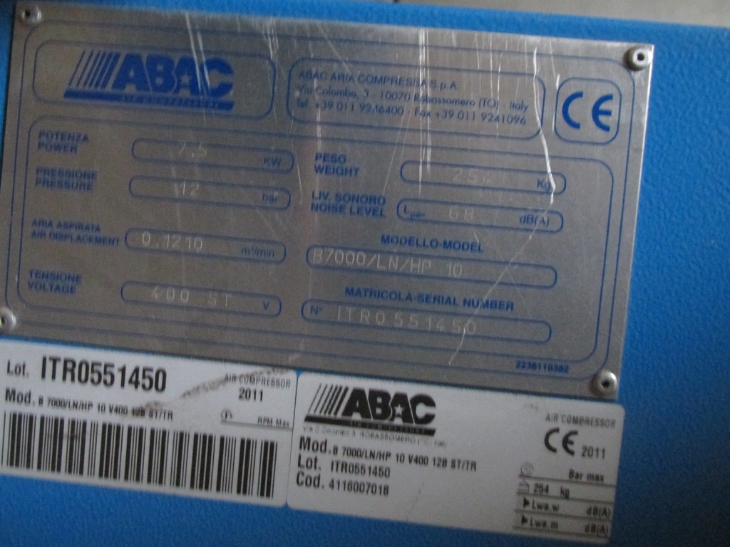 COMPRESSORE ABAC in vendita - foto 1