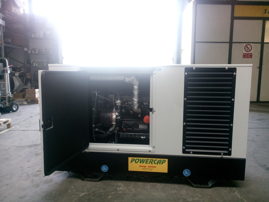 Gruppo elettrogeno/generatore nuovo silenziato diesel 11 kva in vendita - foto 2