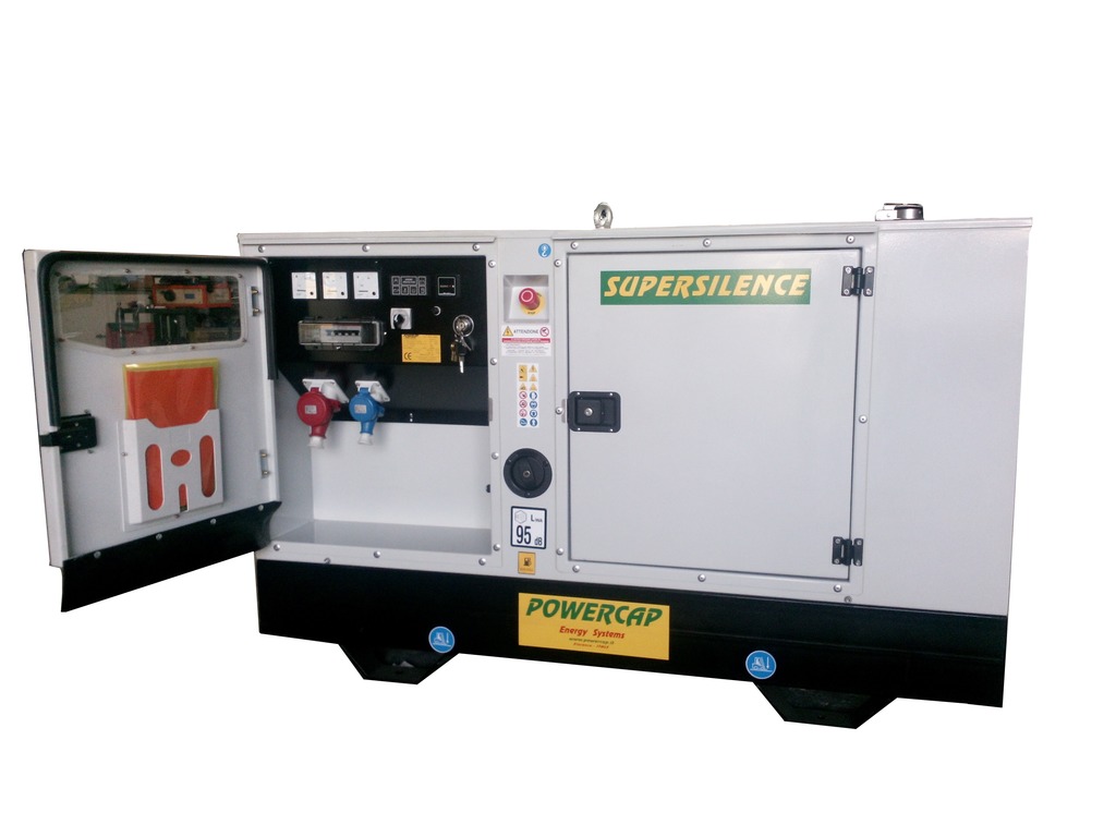 Gruppo elettrogeno/generatore nuovo silenziato diesel 11 kva in vendita - foto 4