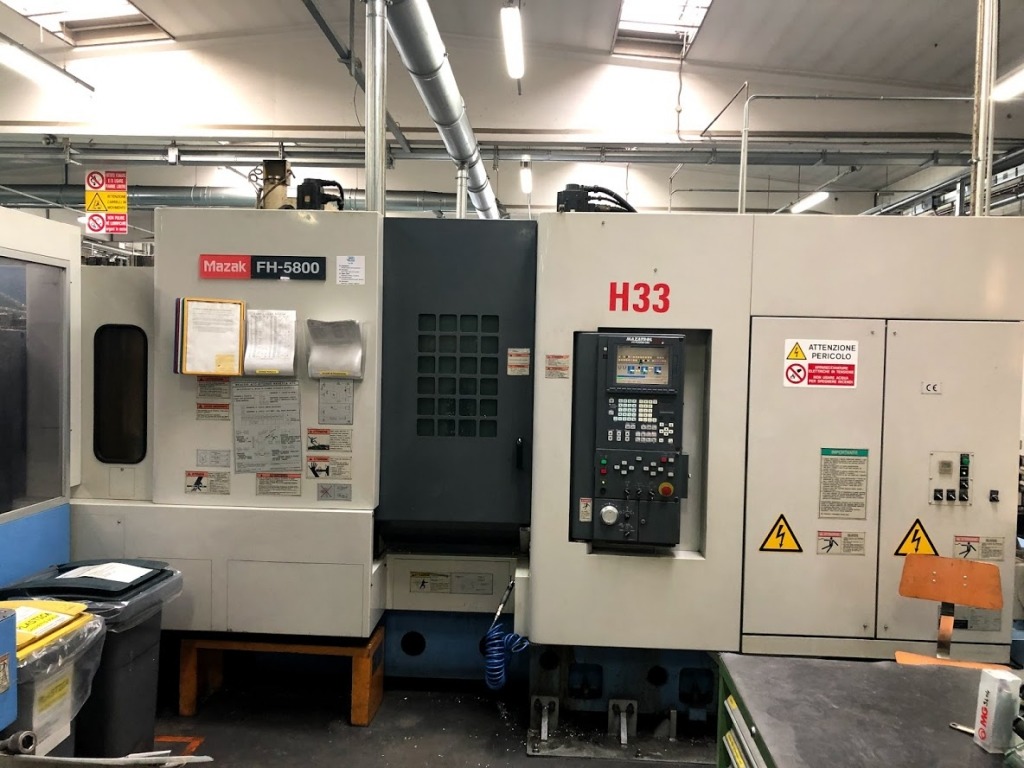 Isola Mazak FH-5800 con Sistema a 48 pallet e 3 centri di lavoro orizzontali in vendita - foto 4