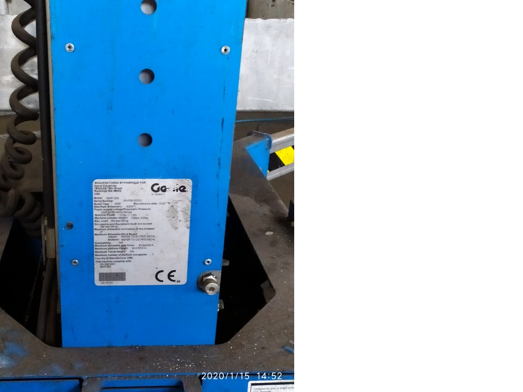 Piattaforma Verticale  GENIE AWP-25S in vendita - foto 3