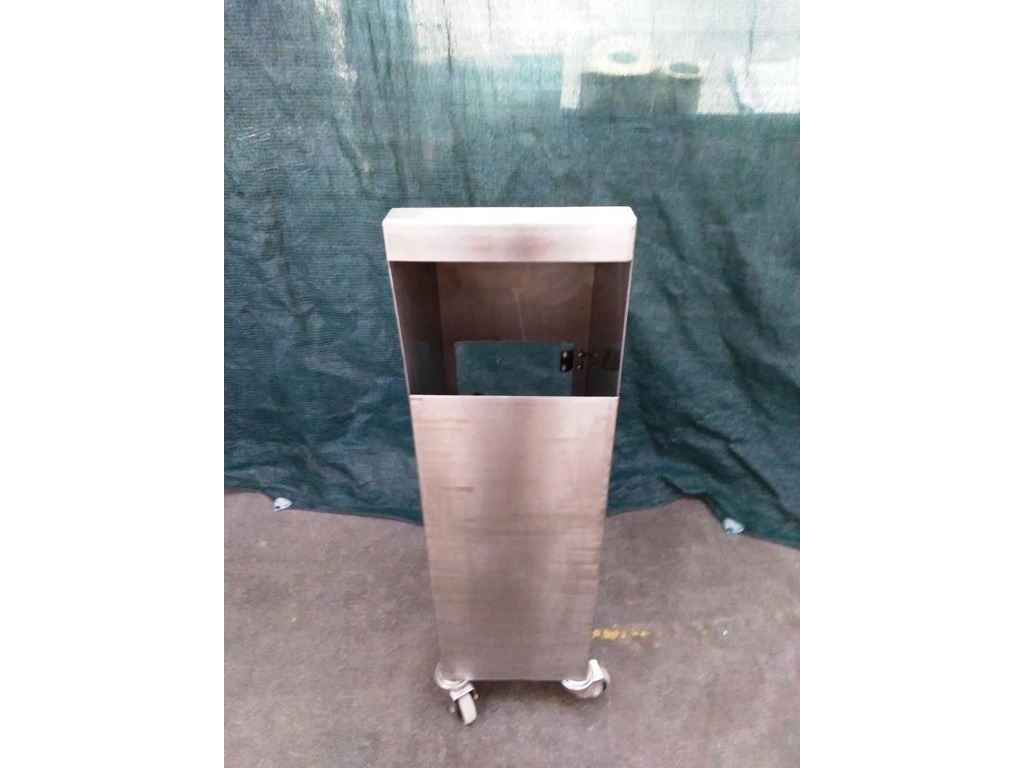 CONTENITORE IN ACCIAIO INOX CARRELLATO (COD. MF-PR-CONTE-5) in vendita - foto 2
