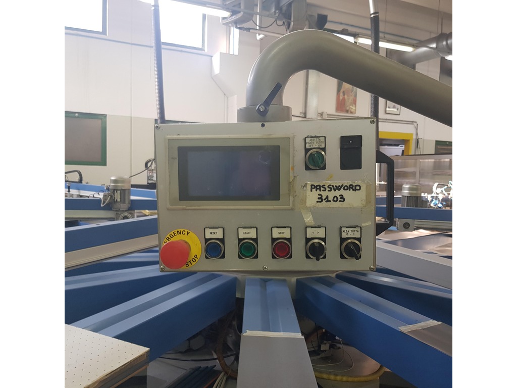 Giostra automatica Tek Ind Alfa Plus 6 colori piani aspiranti in vendita - foto 2