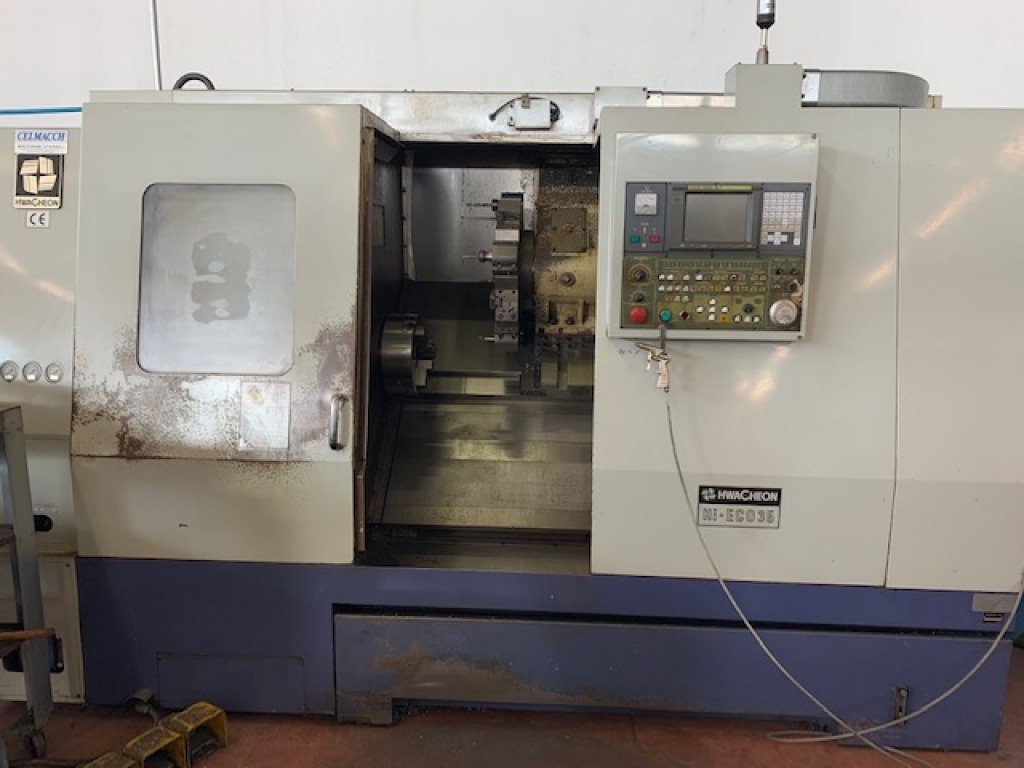 TORNIO ORIZZONTALE CNC HAWACHEON HI ECO35 in vendita - foto 4