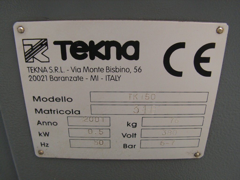 FRESATRICE - TEKNA MOD. TK 150 in vendita - foto 4