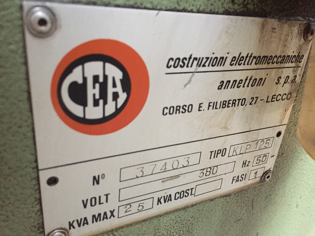 PUNTATRICE A COLONNA CEA 25 KVA in vendita - foto 4